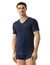 Mey t-shirt donkerblauw v-hals katoen