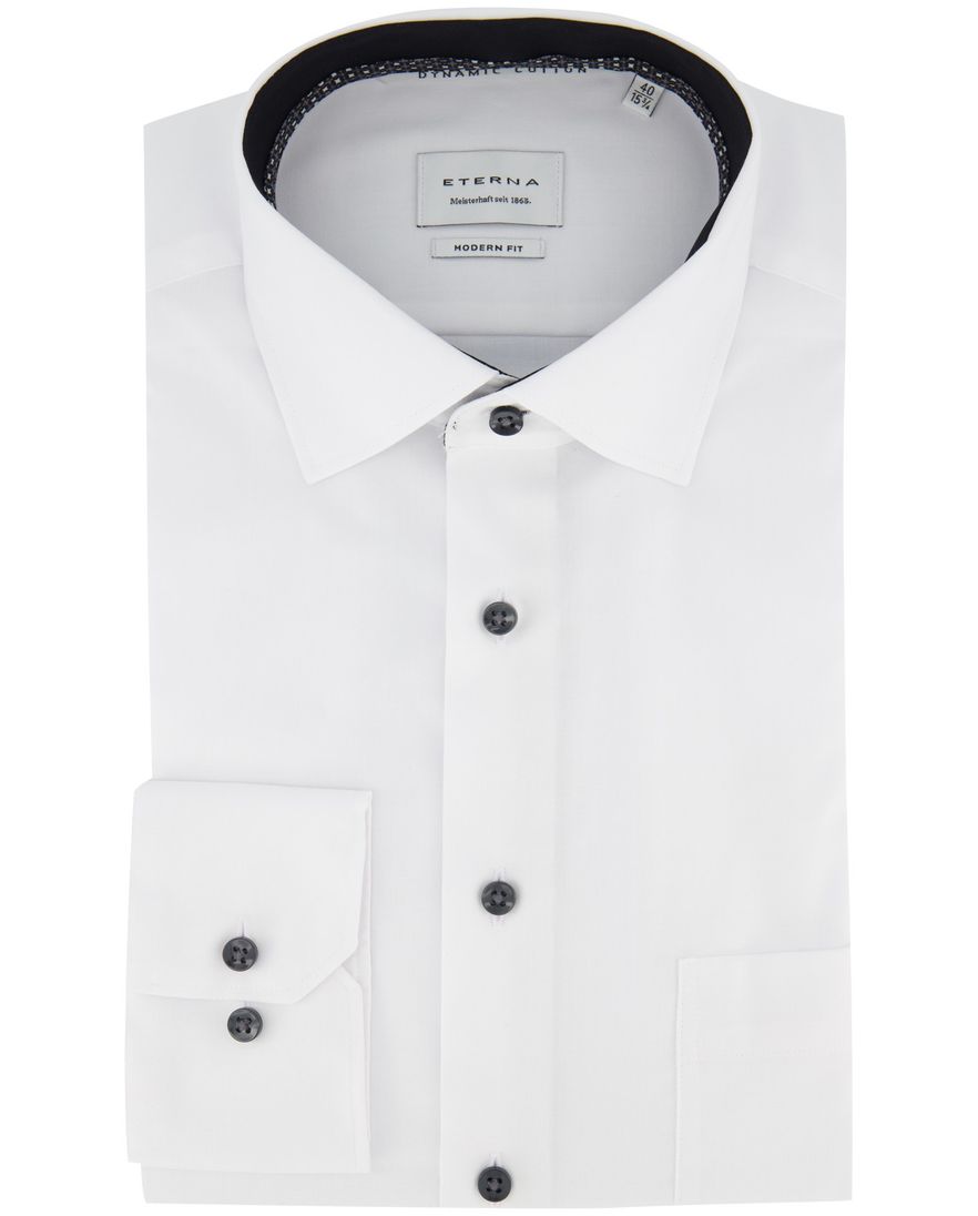 Eterna overhemd Modern Fit wit
