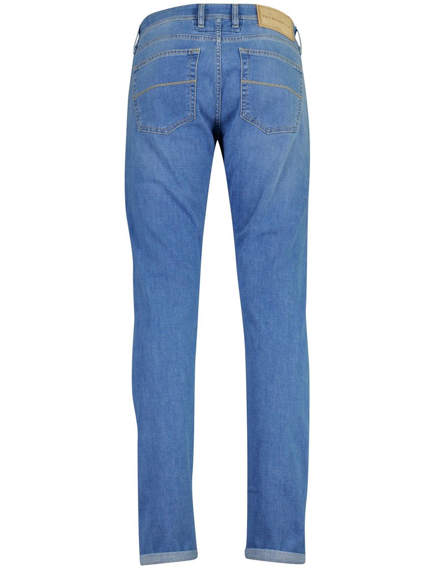 Blauwe broek Tramarossa Michelangelo 5-pocket normale fit spijker
