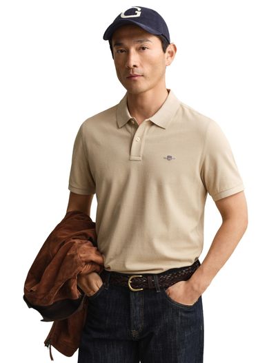 Gant beige polo Gant 2-knoops
