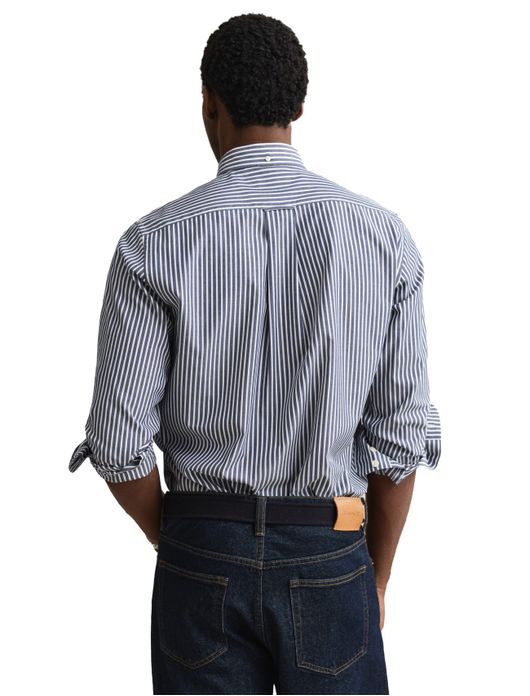 Gant overhemd blauw katoen