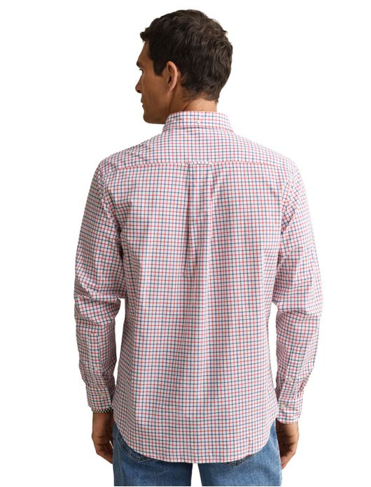 Gant overhemd rood geruit