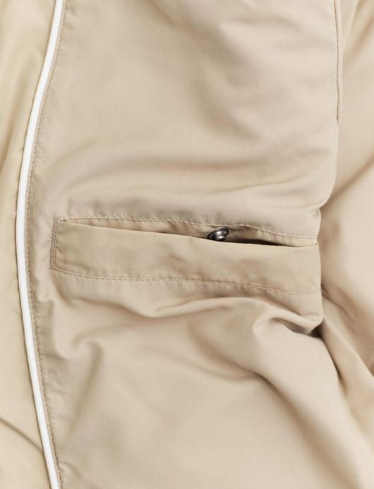Gant jas beige polyester effen