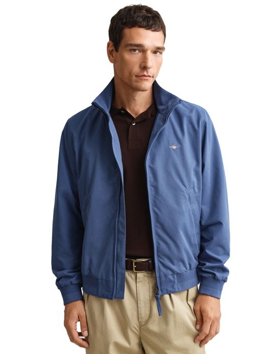 Gant tussenjas blauw normale fit zonder capuchon