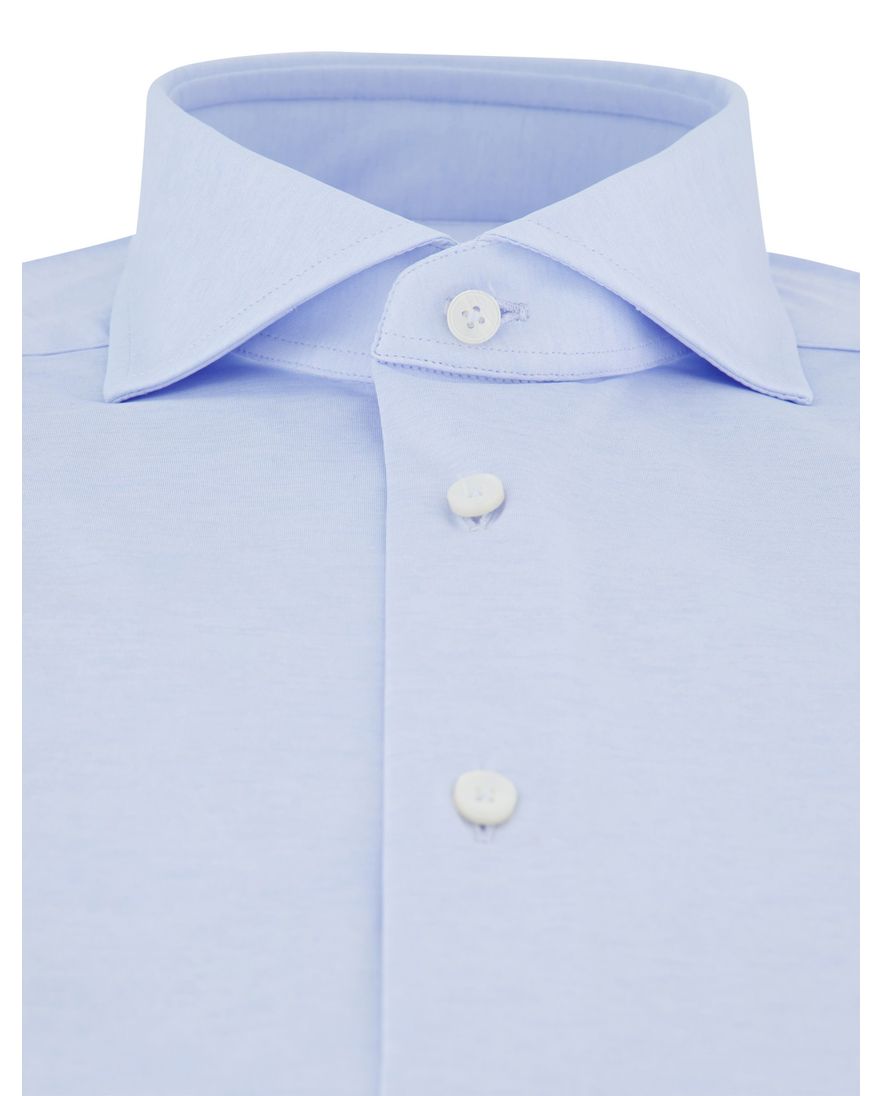 Xacus overhemd lichtblauw normale fit