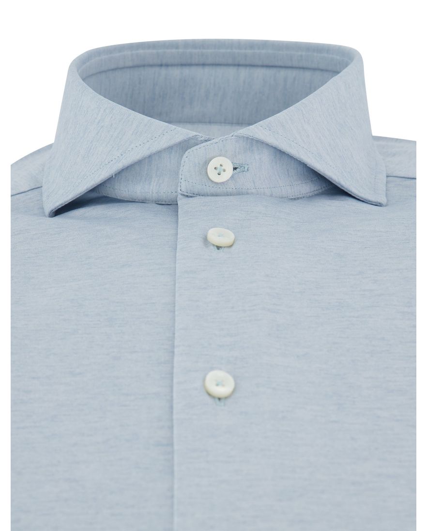 Xacus overhemd lichtblauw normale fit