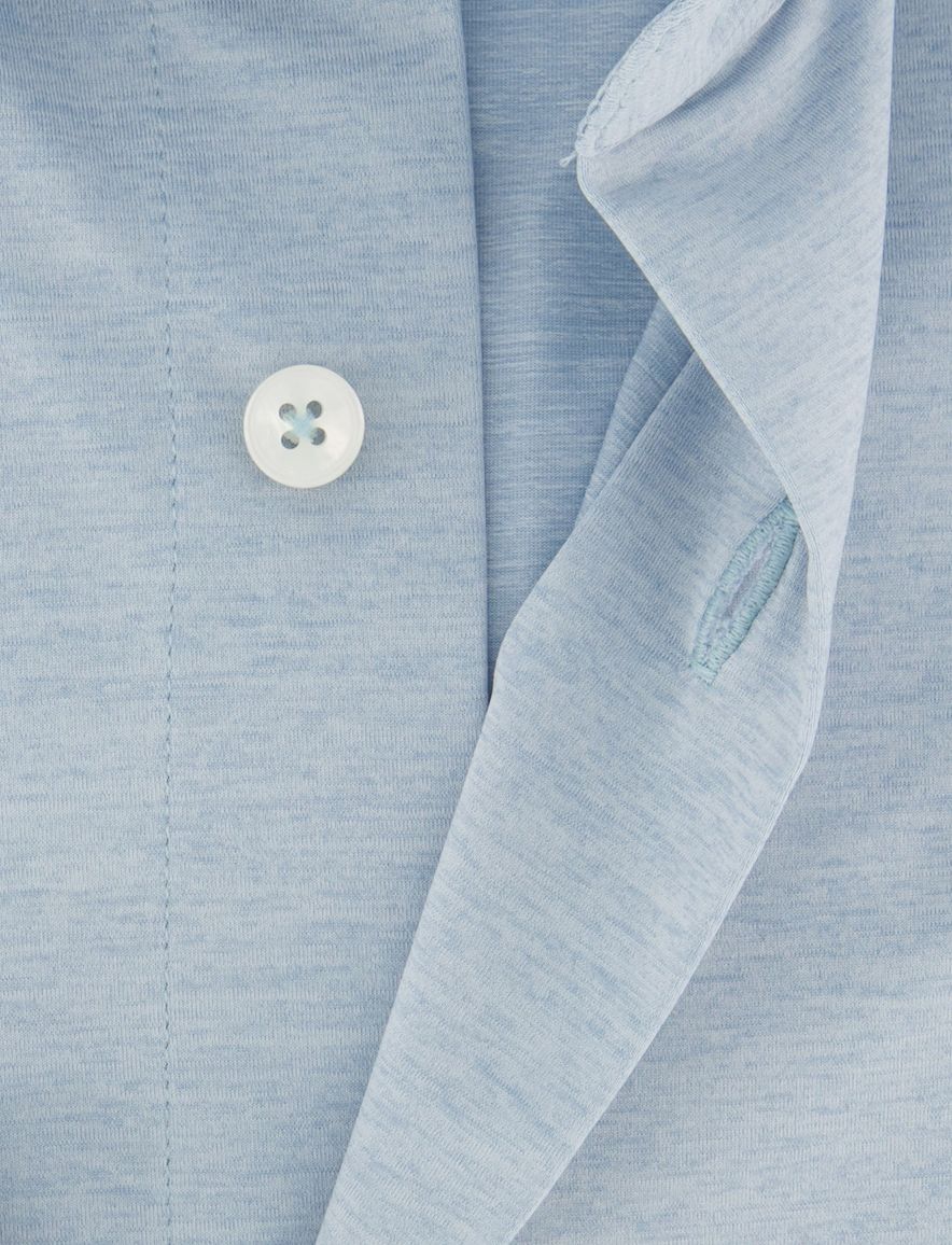 Xacus overhemd lichtblauw normale fit cutaway boord