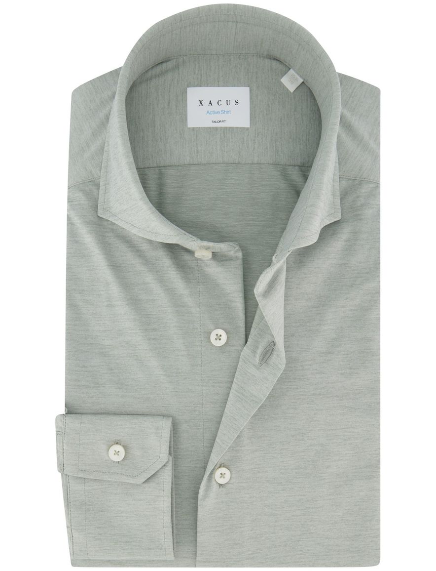 Xacus Active overhemd groen cutaway