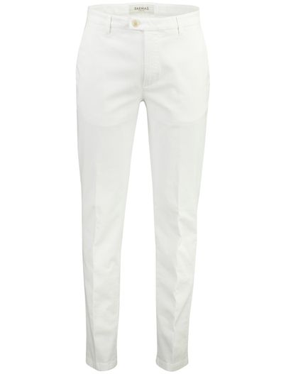 Barmas Broek Barmas Roger flatfront wit