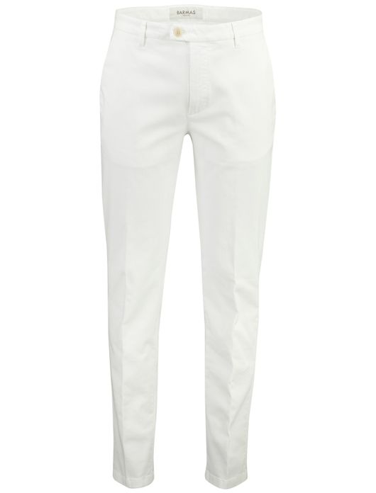 Witte Barmas Roger flatfront broek (31 tekens)