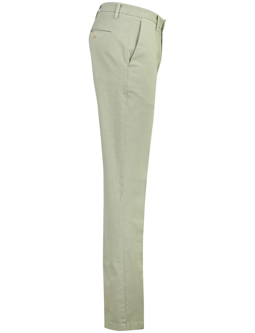 Broek Barmas Roger flatfront groen