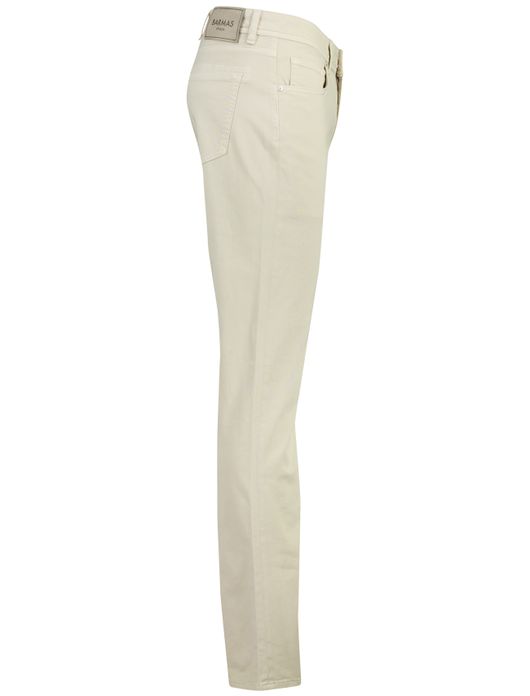 Barmas Dean katoenen broek beige zonder omslag