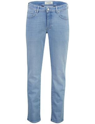 Barmas Blauwe jeans Barmas Dean 5 pocket zonder omslag katoen