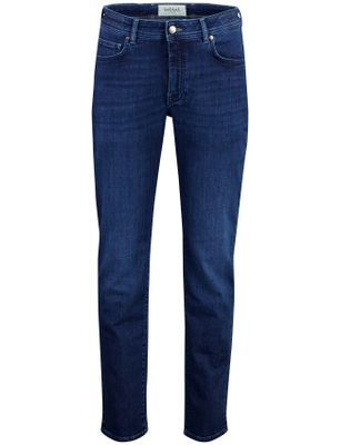 Barmas Barmas Dean 5 pocket jeans donkerblauw zonder omslag