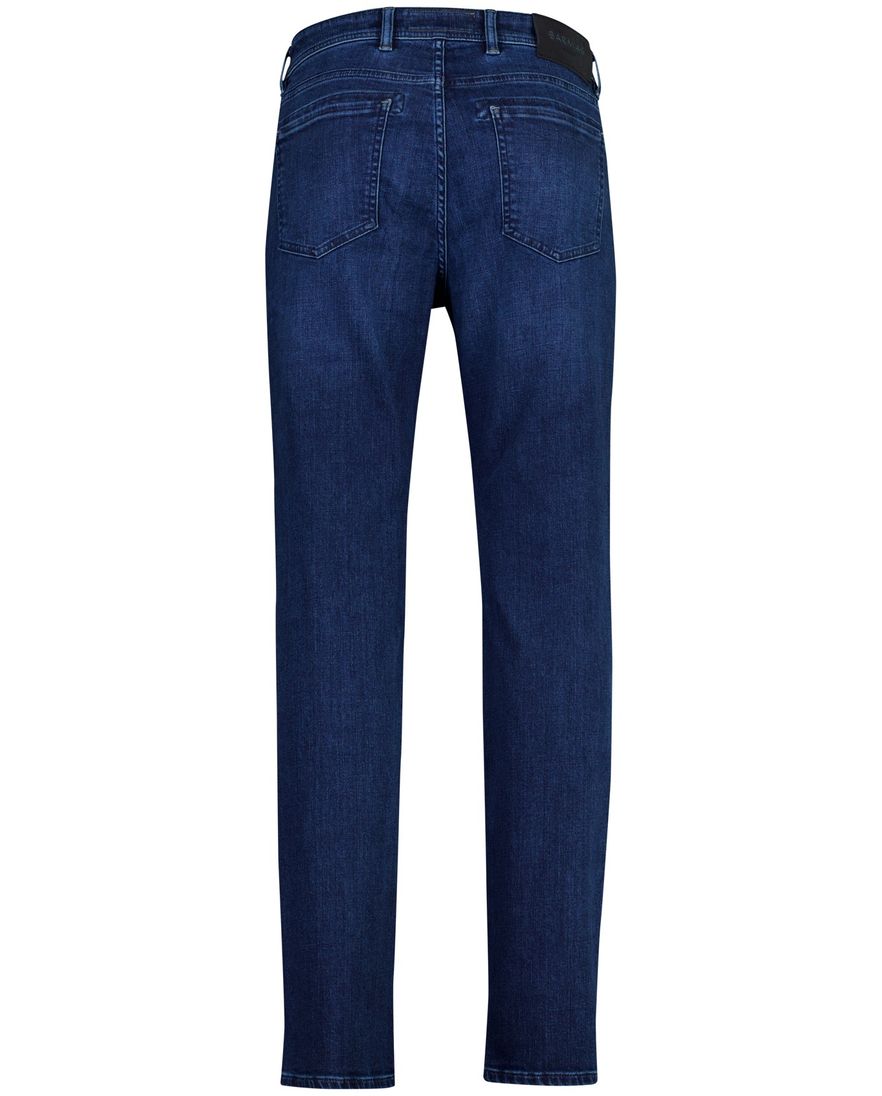 Barmas Dean 5 pocket jeans donkerblauw zonder omslag