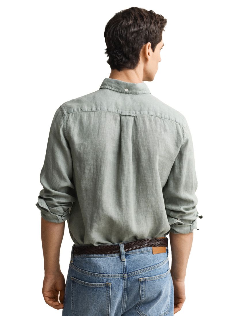 grijs overhemd Gant button down