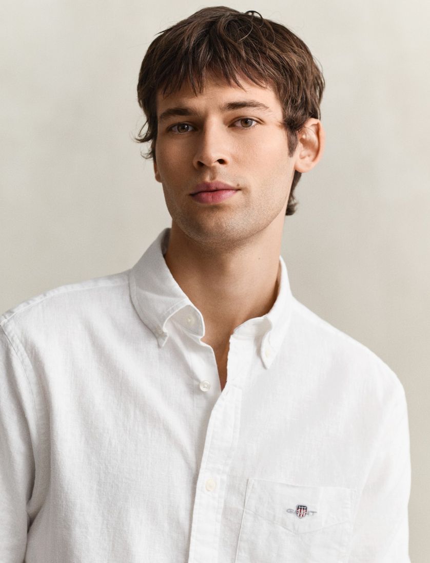 wit linnen gant overhemd