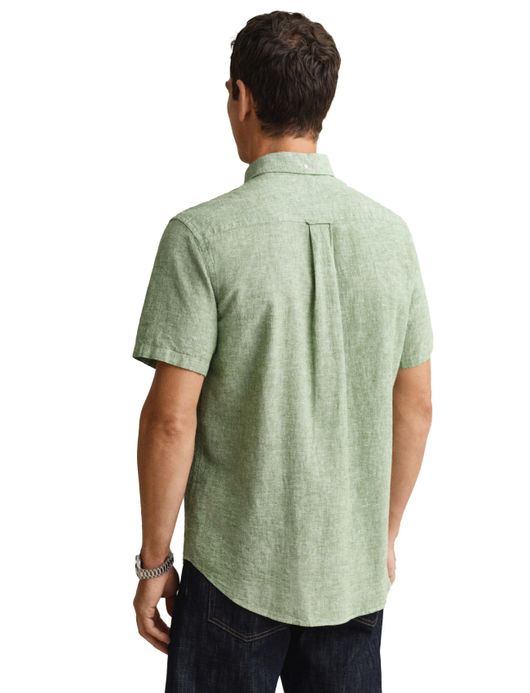 Gant kort mouw overhemd groen