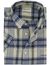 Gant Regular Fit Madras korte mouw overhemd geruit beige blauw