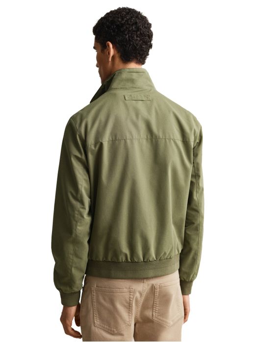 Gant jas groen polyester effen