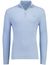 trui half-zip Gant lichtblauw structuur