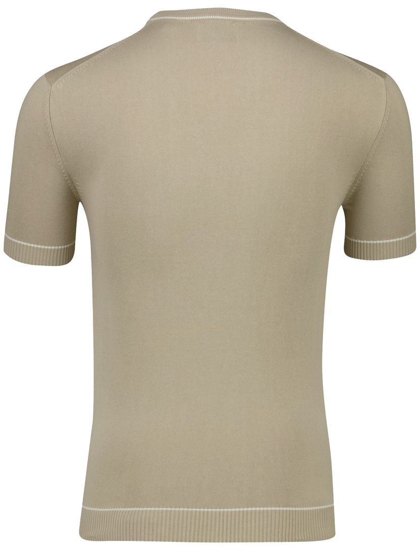 Beige T-shirt Gant gebreid
