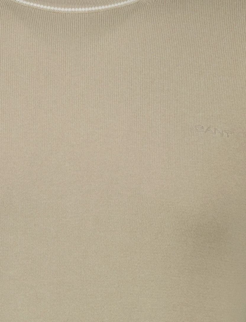 Beige T-shirt Gant gebreid