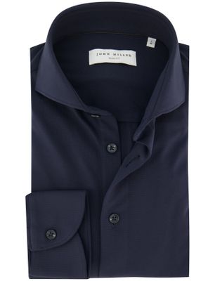 John Miller John Miller ml 7 slim fit overhemd navy