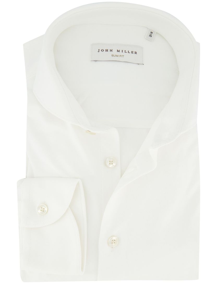 Overhemd wit slim fit John Miller ml7
