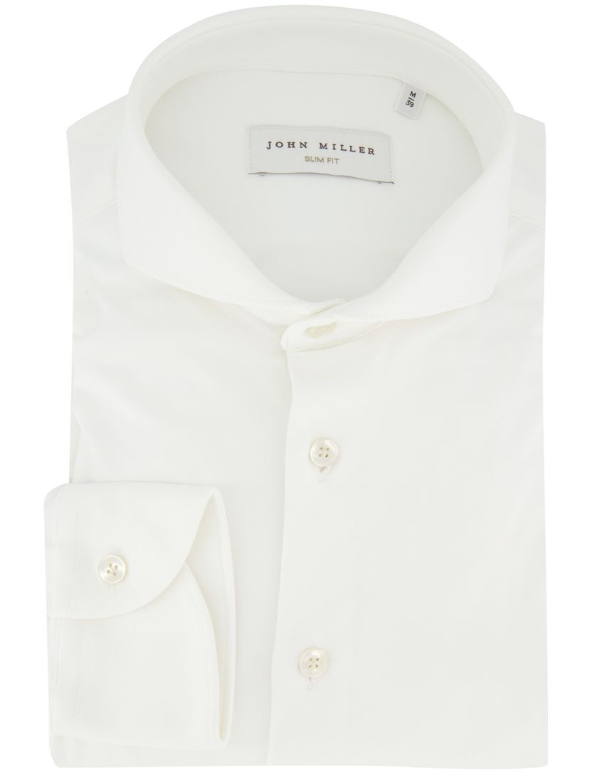 Overhemd wit slim fit John Miller ml7
