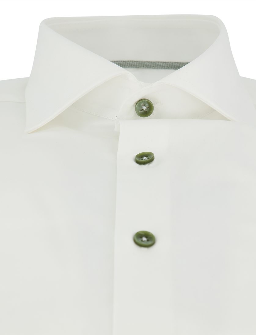 Witte overhemd Ledub Slim Fit effen