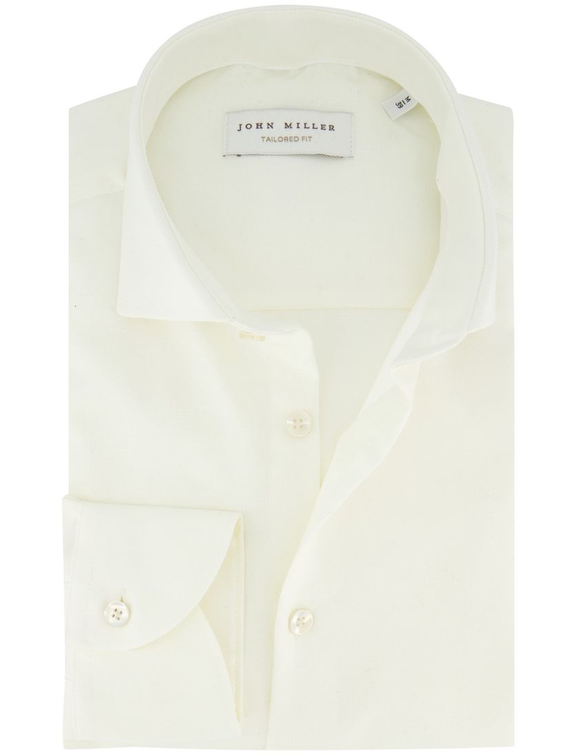 Overhemd John Miller gebroken wit