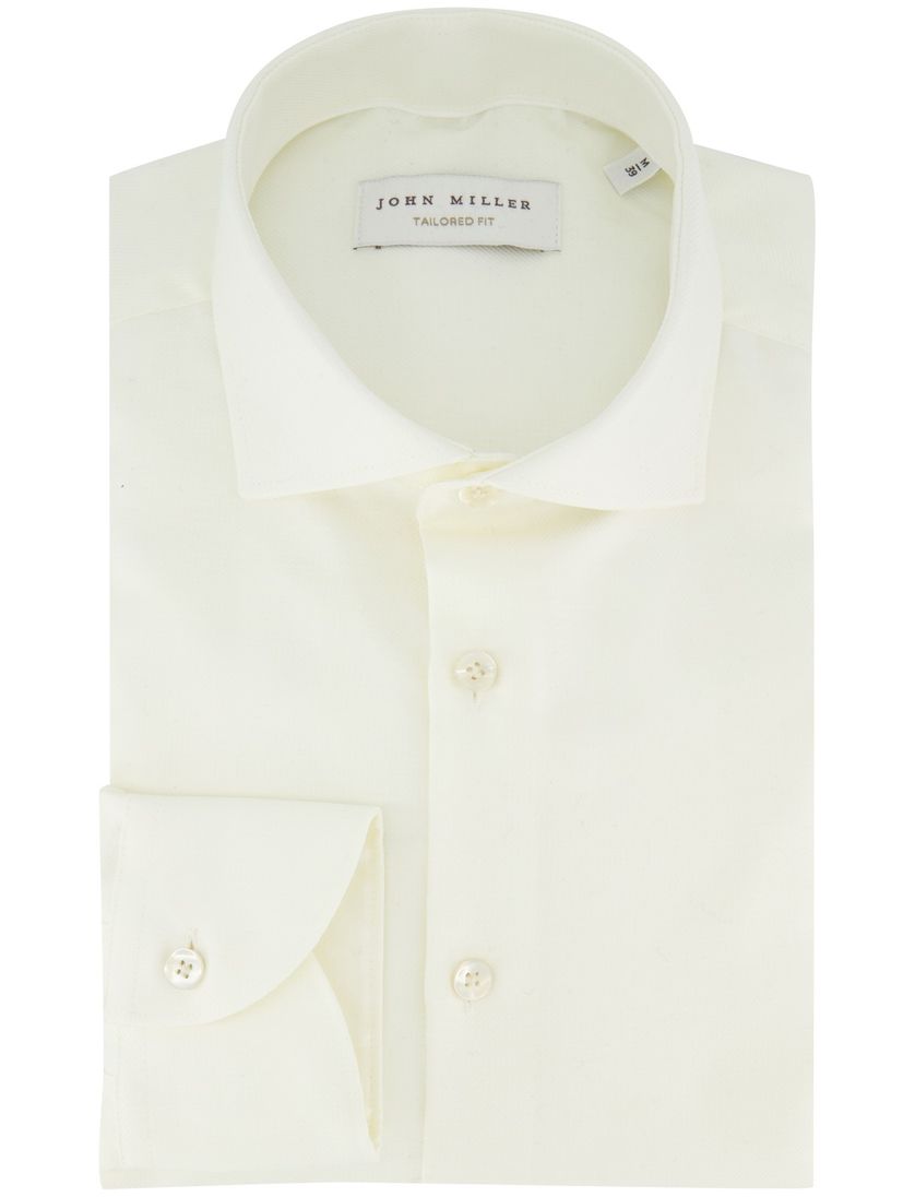 Overhemd John Miller gebroken wit