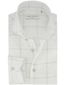 John Miller overhemd wit met ruit Tailored Fit