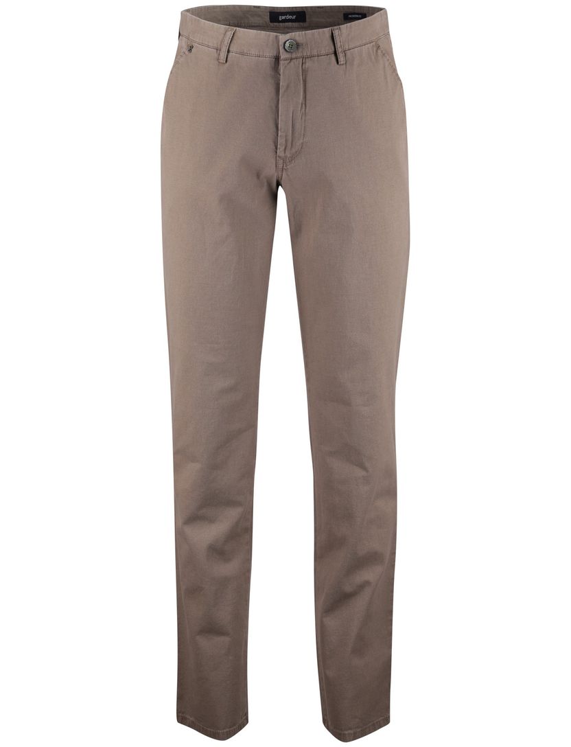 Pantalon Gardeur beige flatfront model normale fit