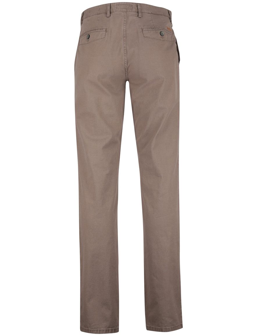 Gardeur pantalon beige normale fit flatfront model