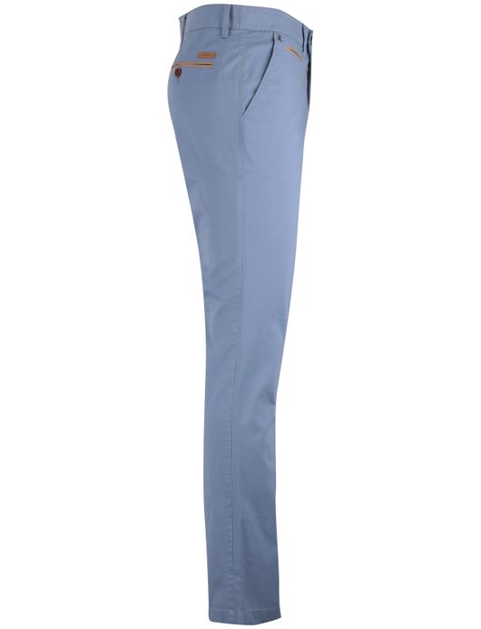 Gardeur pantalon lichtblauw effen normale fit