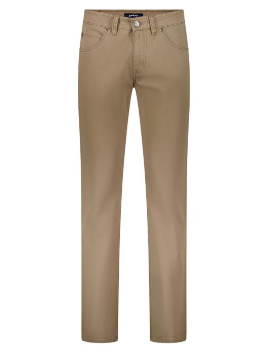Gardeur Modern Fit Pantalon 5-pocket camel katoen