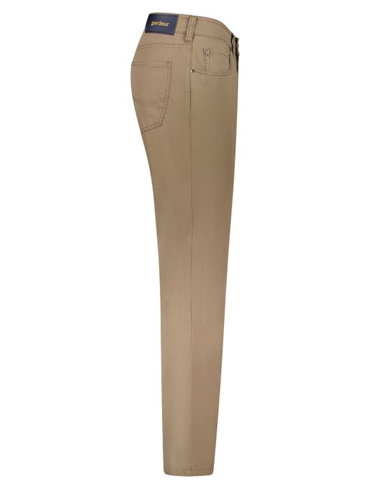 Gardeur Modern Fit Pantalon 5-pocket camel katoen