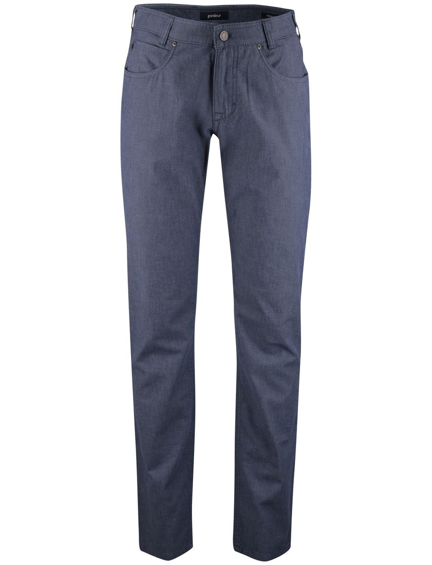 Gardeur pantalon modern fit blauw gemeleerd