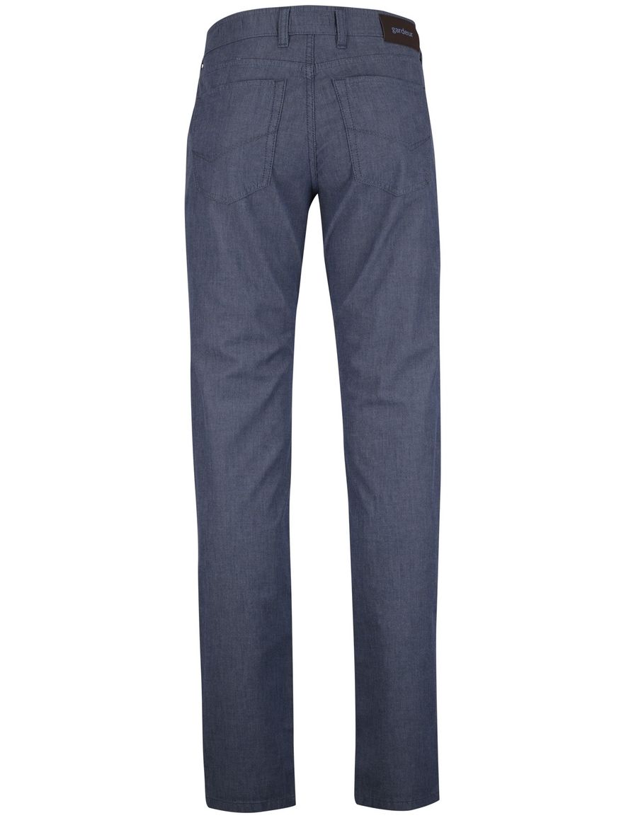 Gardeur pantalon modern fit blauw gemeleerd