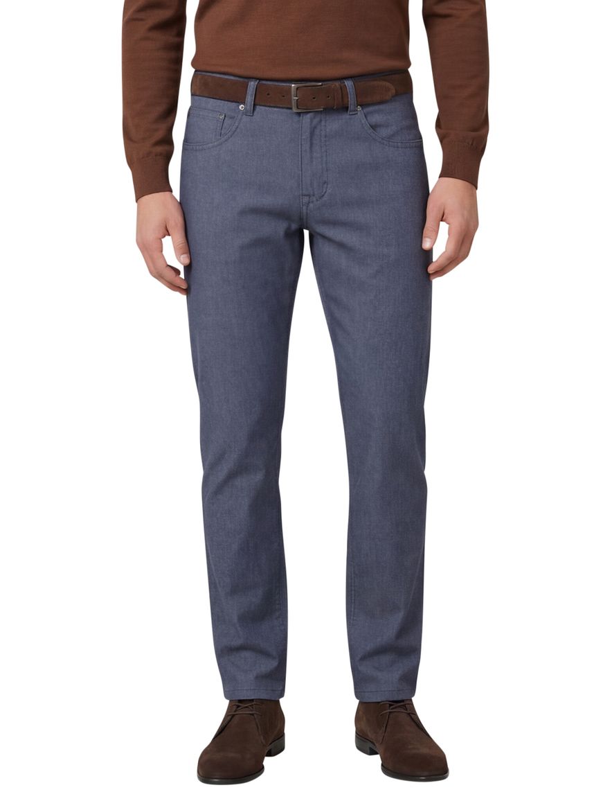 Gardeur pantalon modern fit blauw gemeleerd