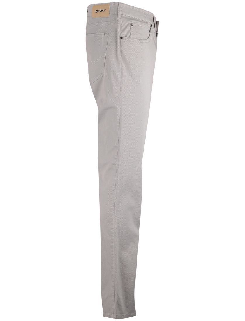 Gardeur pantalon 5-pocket beige katoen normale fit