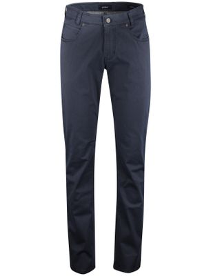 Gardeur Gardeur pantalon flatfront donkerblauw katoen normale fit