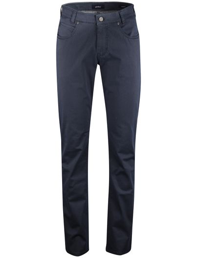 Gardeur Gardeur pantalon flatfront donkerblauw katoen normale fit