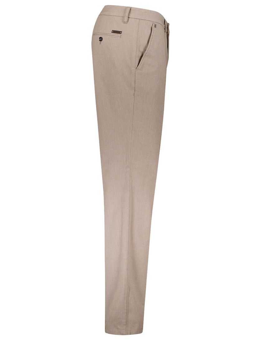 Beige Pantalon Gardeur Modern Fit Bono katoen