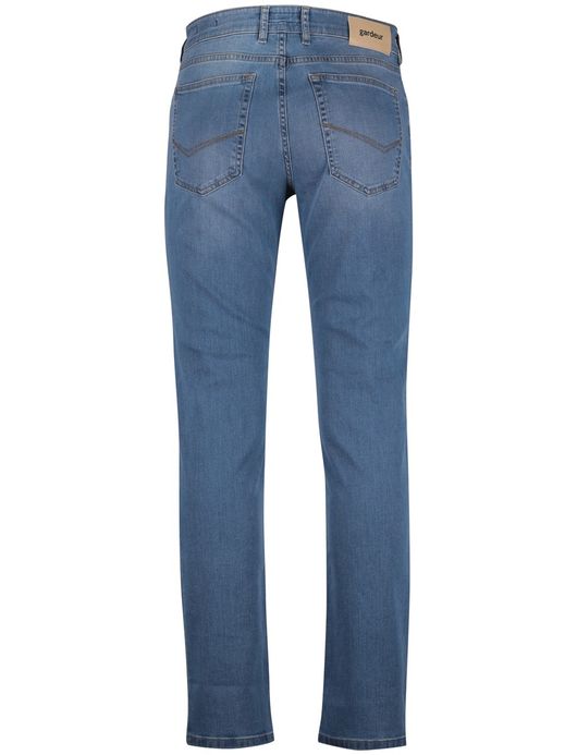 Gardeur jeans blauw normale fit denim