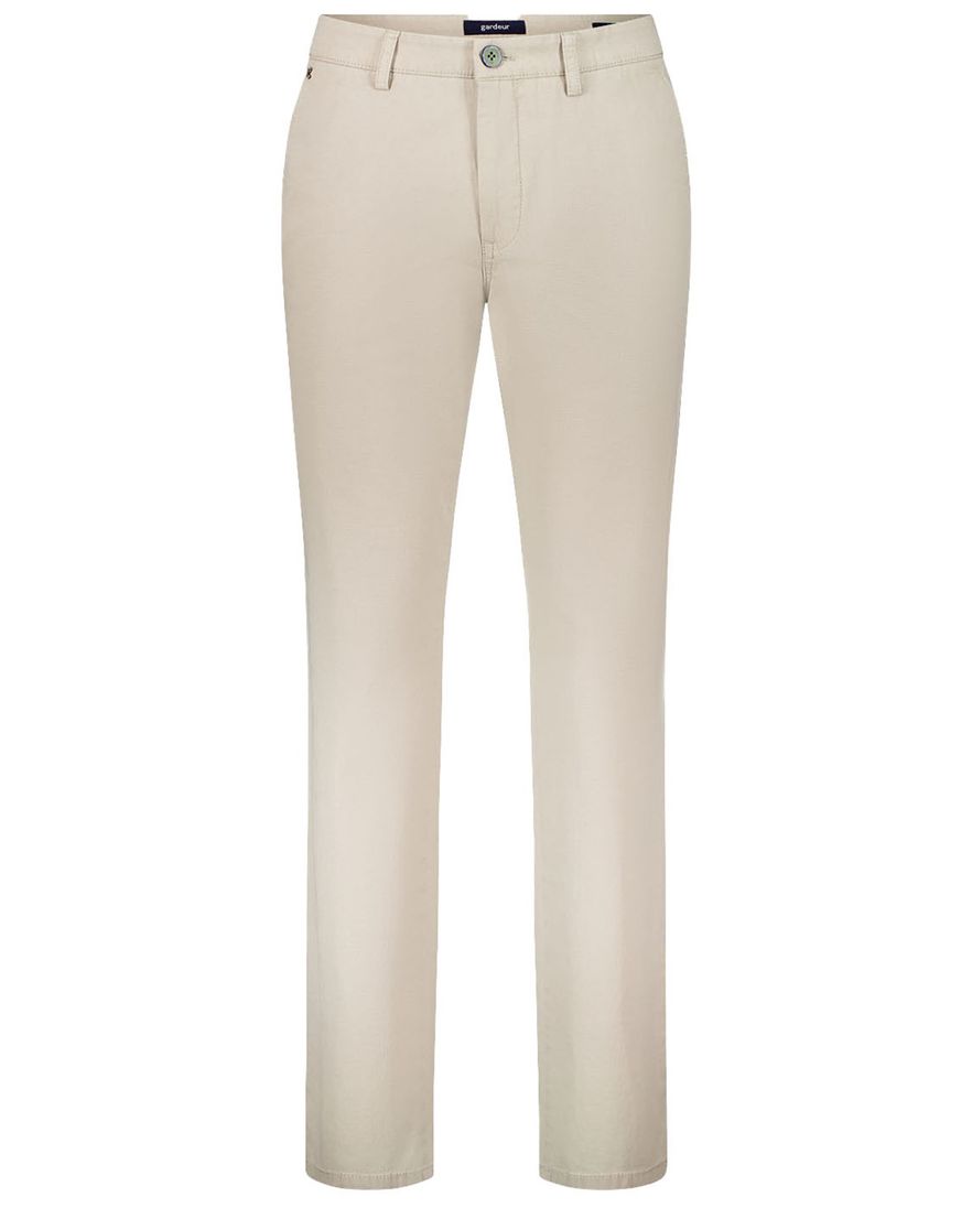 Beige pantalon flatfront Gardeur Benito