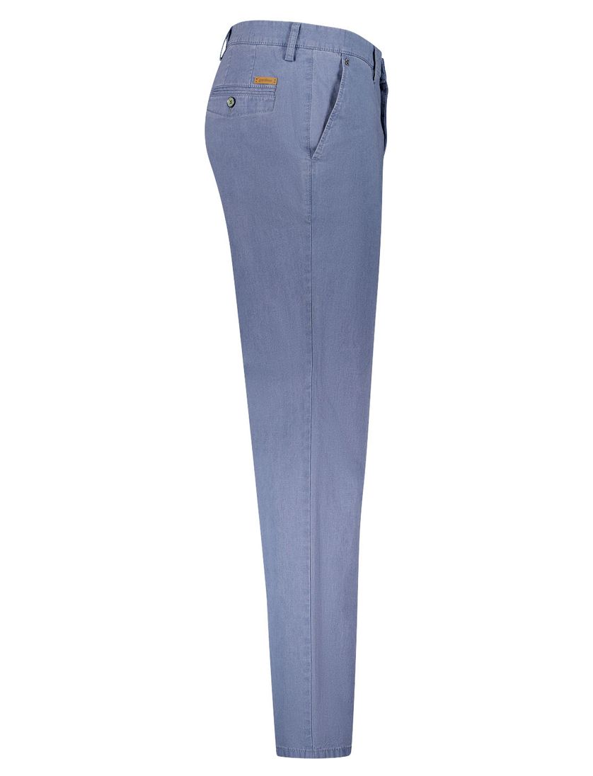 Blauwe pantalon Gardeur Modern Fit Benito katoen