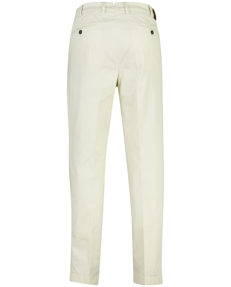 beige pantalon Gardeur Tybalt zonder omslag